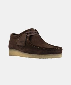 Mand Clarks | Wallabee Shoes Dark Brown