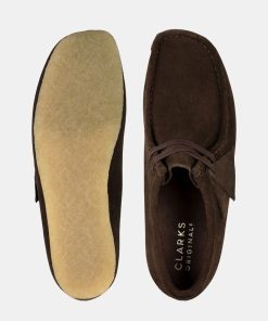 Mand Clarks | Wallabee Shoes Dark Brown