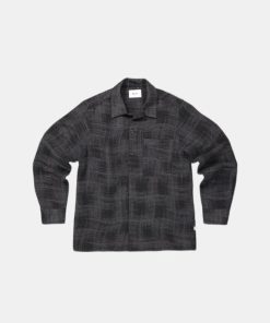 Mand NN07 Skjorter | Julio Shirt L/S Grey Check 795 Grey Check