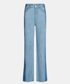 Kvinde Mads Nørgaard Jeans | Twin Charm Jeans Mix Blue Denim