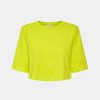 Kvinde Gestuz T-Shirts | Jory Cropped Tee Evening Primrose