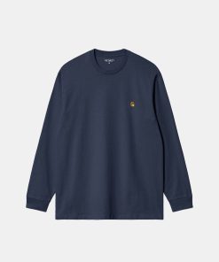 Mand Carhartt WIP T-Shirts | Chase Tee L/S