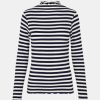 Kvinde Mads Nørgaard Toppe & Bluser | Trutte Tee L/S /Deep Well 5X5 Stripe