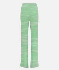 Kvinde Remain Bukser | Solisa Knit Pants Spring Green