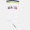 Mand Lakor Stromper | Red Puch Socks White