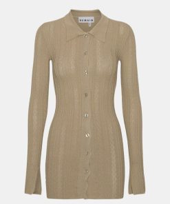 Kvinde Remain Strik | Kulia Cardigan Incense Beige