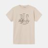 Mand BLS Hafnia T-Shirts | Logo Outline 2 Tee Sand