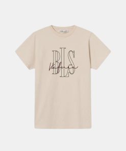 Mand BLS Hafnia T-Shirts | Logo Outline 2 Tee Sand