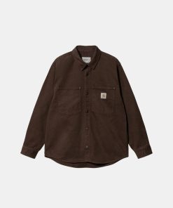 Mand Carhartt WIP Skjorter | Derby Shirt L/S BucHote