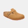 Kvinde Birkenstock | Boston Corduroy Slippers Cork Brown