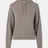 Kvinde Samsøe Samsøe Strik | Sacharlotte Knit Grey Blue Mel