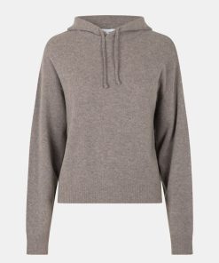 Kvinde Samsøe Samsøe Strik | Sacharlotte Knit Grey Blue Mel