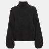 Kvinde Gestuz Strik | Alphagz Knit T-N Black