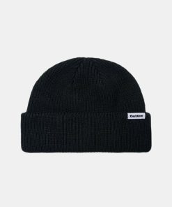 Mand Butter Goods Caps & Huer | Wharfie Beanie Black