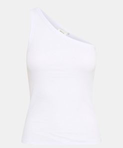 Kvinde Gestuz Toppe & Bluser | Drew Top Bright White