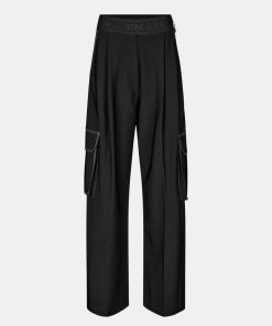 Kvinde Stine Goya Bukser | Cairo Pants Jet Black