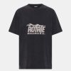 Kvinde ROTATE T-Shirts | Aster Tee Black