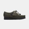 Mand Clarks | Wallabee Quilted Shoes Khaki