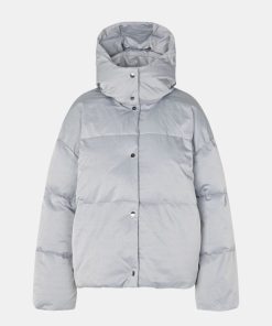 Kvinde Samsøe Samsøe Jakker | Hana Jacket Silver