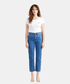 Kvinde Levi´s Jeans | W 501 Crop Jeans Jazz Pop 0225 Jazz Pop