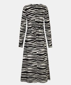 Kvinde Samsøe Samsøe Kjoler | Agneta Dress Zebra