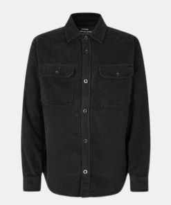 Mand Mads Nørgaard Skjorter | Skyler Shirt L/S Black