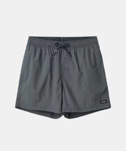 Mand H2O Badetoj | Leisure Swim Shorts Dark Grey 3615 Dark Grey