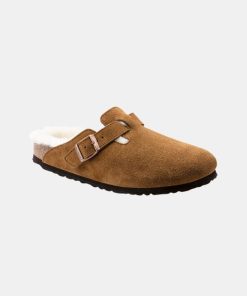 Kvinde Birkenstock | Boston Shearling Sandals Mink