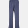 Kvinde Samsøe Samsøe Bukser | Hoys Straight Pants Nightshadow Blue