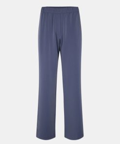 Kvinde Samsøe Samsøe Bukser | Hoys Straight Pants Nightshadow Blue