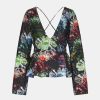 Kvinde Stine Goya Toppe & Bluser | Nathalie Top L/S Glitter Bloom