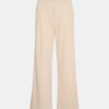 Kvinde Gestuz Bukser | Elnoragz Pants Off White Structure