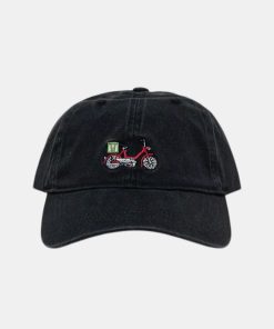 Mand Lakor Caps & Huer | Red Puch Cap Black