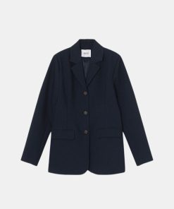 Kvinde Envii Blazere | Enline Blazer Navy Blazer