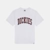 Mand Dickies T-Shirts | Aitkin Tee White/Red White/Fired