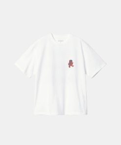 Kvinde Carhartt WIP T-Shirts | W Reading Club Tee White