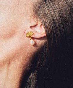 Kvinde Vincent Smykker | Hollow Cloud Earring Gold