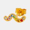 Kvinde LULU Copenhagen Smykker | Snaky Ear Stud Rainbow