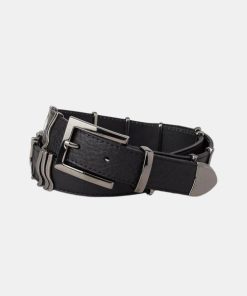 Kvinde Cala Jade Accessories | Rattle Belt Black Silver