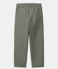 Mand Carhartt WIP Bukser | Single Knee Pants Smoke Green