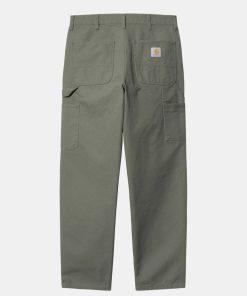 Mand Carhartt WIP Bukser | Single Knee Pants Smoke Green