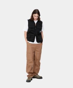 Mand Carhartt WIP Veste | Elmwood Vest Black