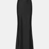 Kvinde ROTATE Nederdele | Drapy Maxi Skirt Black