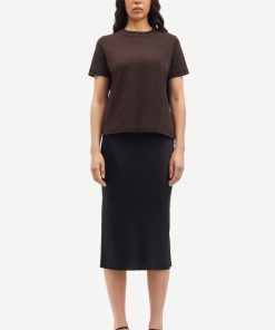 Kvinde Samsøe Samsøe Nederdele | Saagneta Skirt Black