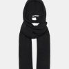 Kvinde Gestuz Accessories | Alphagz Hoodscarf Black