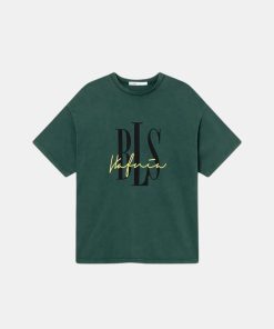 Mand BLS Hafnia T-Shirts | Outline Logo Tee Green