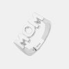 Kvinde Maria Black Smykker | Mom Ring Silver