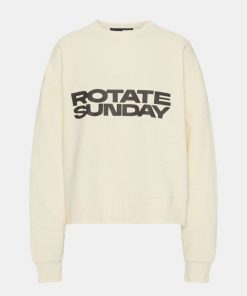 Kvinde ROTATE Sweatshirts | Irisa Sweatshirt Transparent Yellow