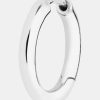 Kvinde Maria Black Smykker | Marco 6 Huggie Hoop Silver