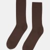 Mand Colorful Standard Stromper | Organic Socks Coffee Brown